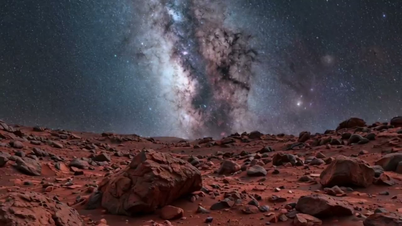  Night Sky on Mars!No city lights, #viralshorts 