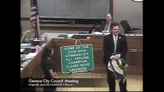 preview picture of video 'City Council Meeting March 16, 2015 - City of Geneva, Illinois'