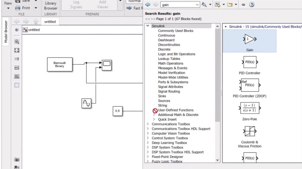 Binary Phase Shift Keying (BPSK) Simulink