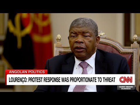 Angolan President João Lourenco Responds to Criticism of the Crackdown on Protests in July
