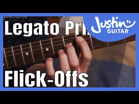 Fast Rock Legato Primer 2: Flick-Offs | Technique Guitar Lesson Tutorial