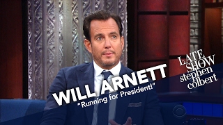 Will Arnett And Stephen Colbert: Running For President?