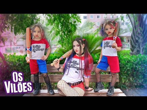 OS VILÕES em: ARLEQUINA E SUAS FILHAS - O filme | Larissa Gaino