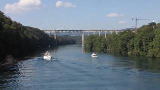 preview picture of video 'Dampflok Big Steam-train SNCF Full-Rhein-brücke Eglisau 241.A.65&241.P.17 Locomotive à vapeur'