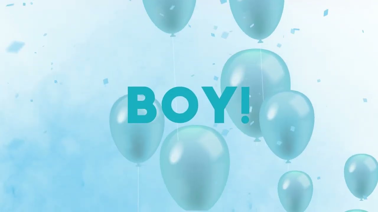 Gender Reveal Countdown Background Video Its a boy! #genderreveal #itsaboy  #genderrevealideas
