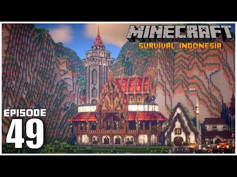 Unbelievable Gold Farm & Library Build - Minecraft Ep.49
