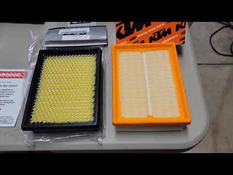 KTM 790/890 Adventure R:  How to Change Your Own Air Filter? Foam or KTM OEM paper?