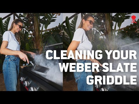 Cleaning your Weber Slate Griddle