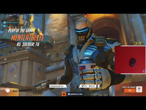 POTG! 20K DMG! GALE INSANE SOLDIER 76 OVERWATCH 2 SEASON 3 GAMEPLAY