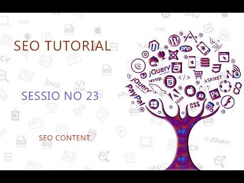 BEST SEO TUTORIAL 23 SEO CONTENT