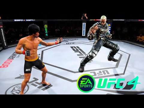 UFC4 Bruce Lee vs Raven Tekken EA Sports UFC 4 - Epic Fight