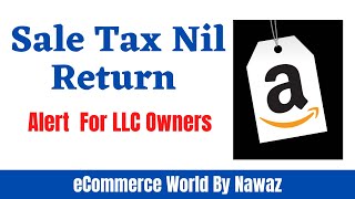 Sale Tax Nil Return | LLC Formation | Amazon FBA Wholesale Business |
