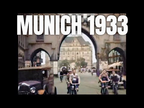 Munich 1933 in color - Old videos colored