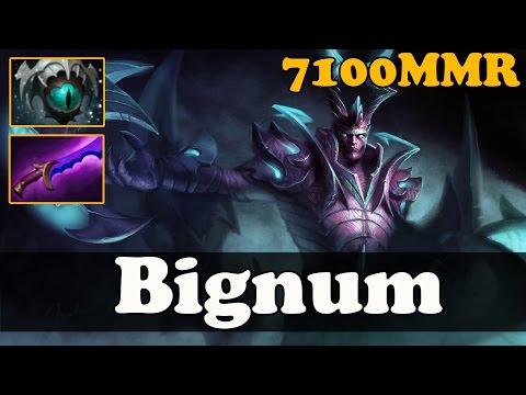 Dota 2 - Bignum 7100 MMR Plays TerrorBlade - Ranked Match Gameplay