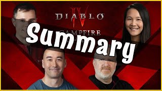 Diablo 4 HUGE changes coming soon! - CampFire Chat Summary