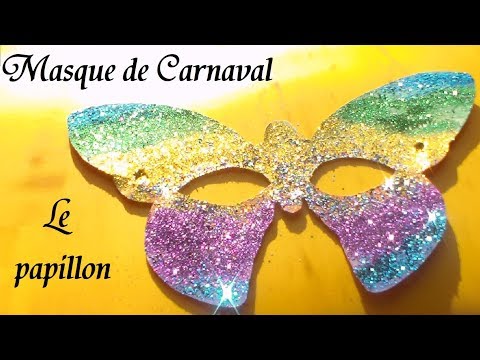 Masque de papillon : Fabrication masque d’animaux pour Carnaval
