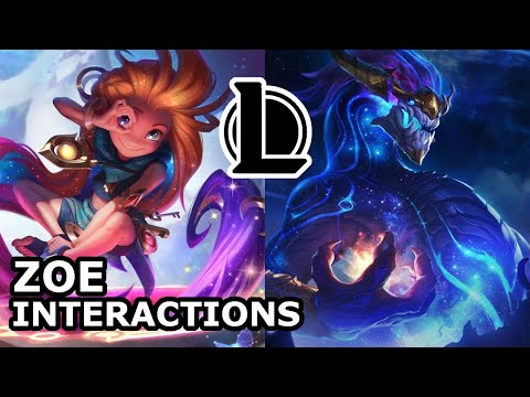 Zoe Interactions with Other Champions | Voice Lines | League of Legends Quotes