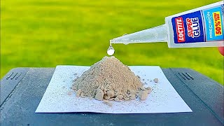 1 Minute Hacks Super Glue and Baking soda! Pour Glue on Baking soda and Amaze With Results