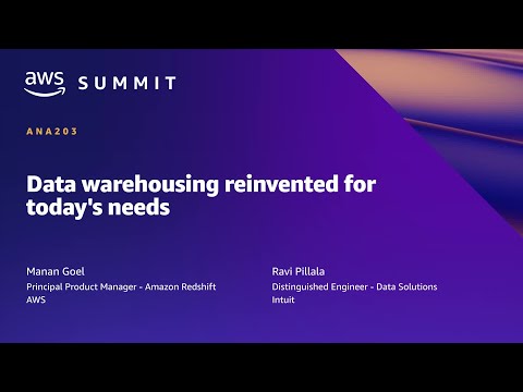 AWS Summit SF 2022 - Data warehousing reinvented for today’s needs (ANA203)