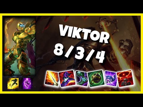 Viktor vs Cassiopeia BR Challenger MID (8/3/4) Gameplay Replay - Patch 10.23