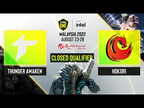 Dota2 - Thunder Awaken vs Hokori - Game 1 - ESL One Malaysia 2022 SA: Closed Qualifier