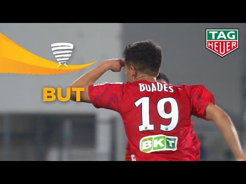 But Cheikh Cory SENE (24' csc) / Nîmes Olympique - RC Lens (3-0) (1/16 de finale) NIMES-RCL/2019-20