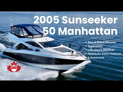 Sunseeker 50 Manhattan 2005 - Walkthrough