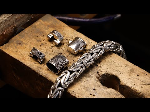 Watch This Bracelet Come To Life! The Guardian Heavy Byzantine Silver 2.0 Bracelet / Dynamis Jewelry