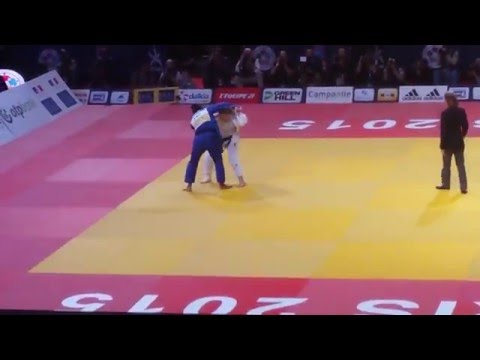 Le ippon de Margaux Pinot face à Fanny-Estelle Posvite en -70kg