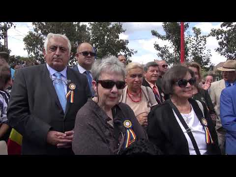 Bustul Cardinalului Iuliu Hossu dezvelit si sfintit la Milas,jud Bistrita-Nasaud