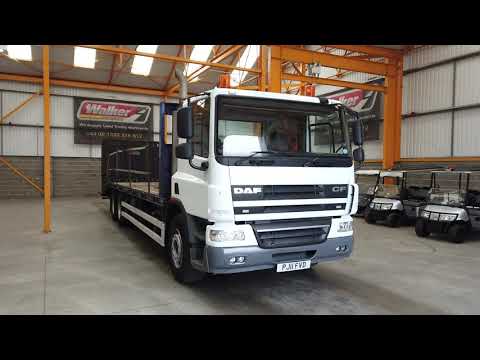 New In Stocklist For Sale: DAF CF75 310 EURO 5 6X2 26 TONNE BEAVERTAIL/CRANE -2011- PJ11 FVD