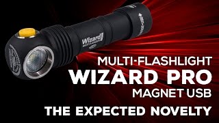 Multifunkční svítilna Armytek Wizard Pro Magnet USB Nichia LED