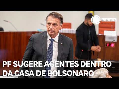 PF sugere presença de policiais dentro da casa de Bolsonaro para evitar risco de fuga