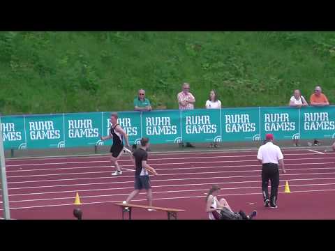 4x100m VL männlich U18 Westf. Meisterschaften 2017
