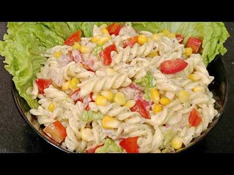 Easy Pasta Recipe | How to make salad dressing | Easy Pasta Salad