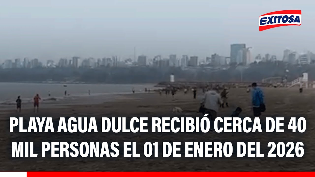 🔴🔵 Chorrillos: Playa Agua Dulce recibió cerca de 40 mil personas el 01 de enero del 2026
