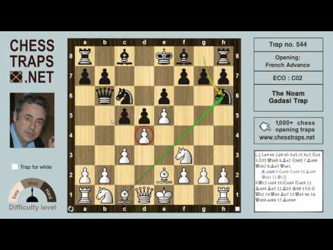 French Advance - The Noam Gadasi Trap (trap no. 544)