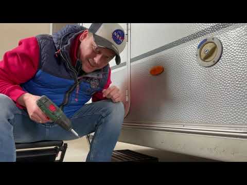 Kederleisten am Wohnwagen abnehmen und neu abdichten