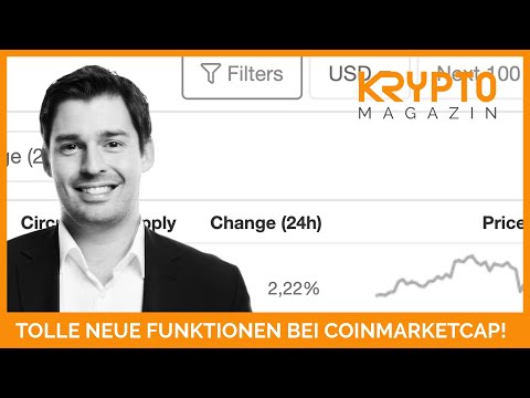 TOLLE NEUE FUNKTION BEI COINMARKTCAP!