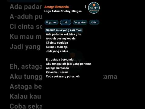 Lirik Astaga Bercanda | Akbar Chalay, Mingse #liriklagu #shorts #fyp #viraltiktok