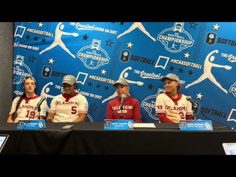 Oklahoma Softball: OU-Florida State Postgame Press Conference 2