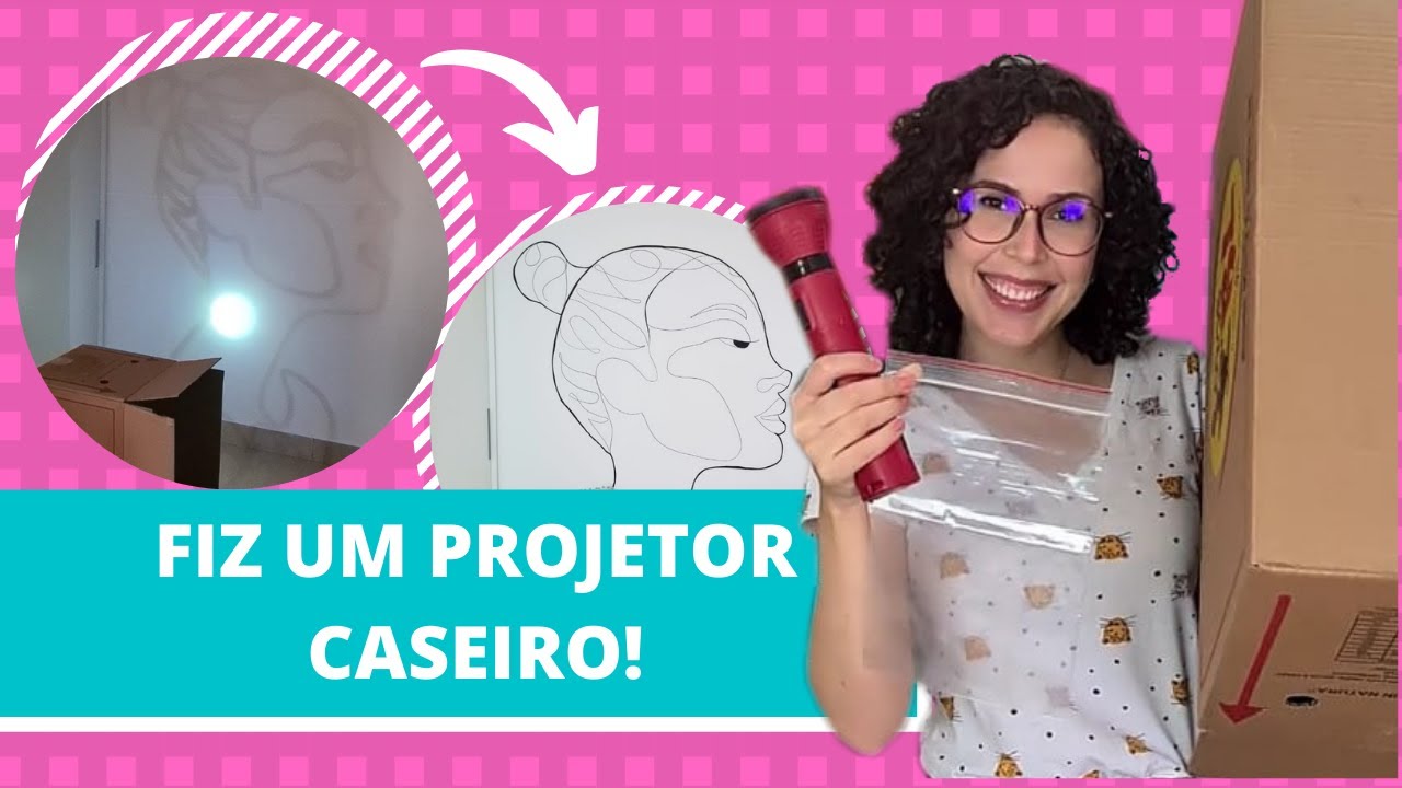 Como fazer um PROJETOR CASEIRO!