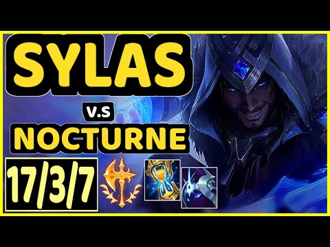 SERTUSS (SYLAS) vs NOCTURNE - 17/3/7 KDA MID CHALLENGER GAMEPLAY - EUW