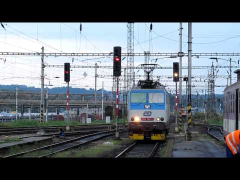 Elektrická lokomotiva 362.109-1. České Budějovice Hlavní Nádraží