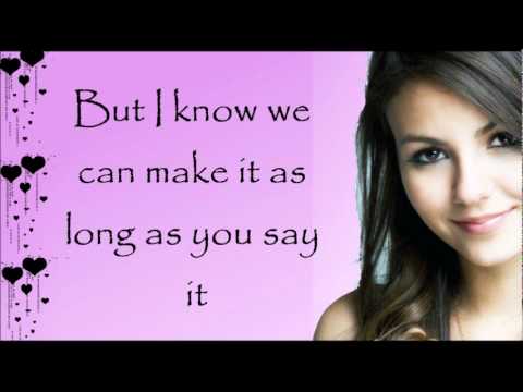 Victoria Justice - Tell Me That You Love Me Lyrics + Download link
