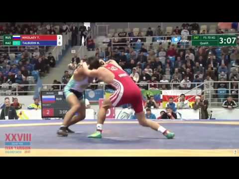 Нурбек Талбудин - Тимур Николаев  70 кг/ Иван Ярыгин-2017