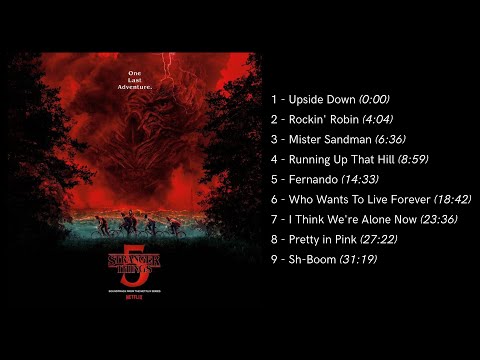 Stranger Things 5 Best Songs Playlist - Soundtracks Compilation