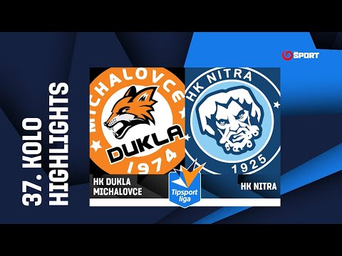 37. kolo: HK Dukla Michalovce - HK Nitra 3:4 pp (2:0, 1:1, 0:2 - 0:1