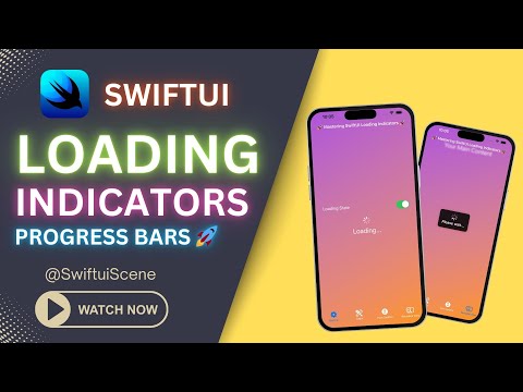 Mastering SwiftUI Loading Indicators 🚀  Eye Catching Progress Bars, Spinners & More! 🎨