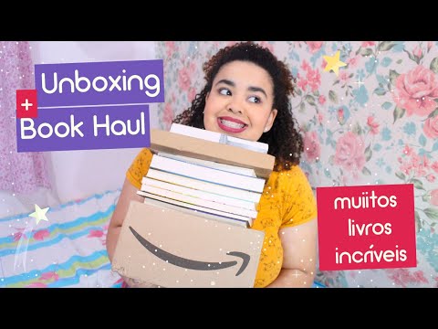 Unboxing + Bookhaul com livros incríveis | Estrelado
